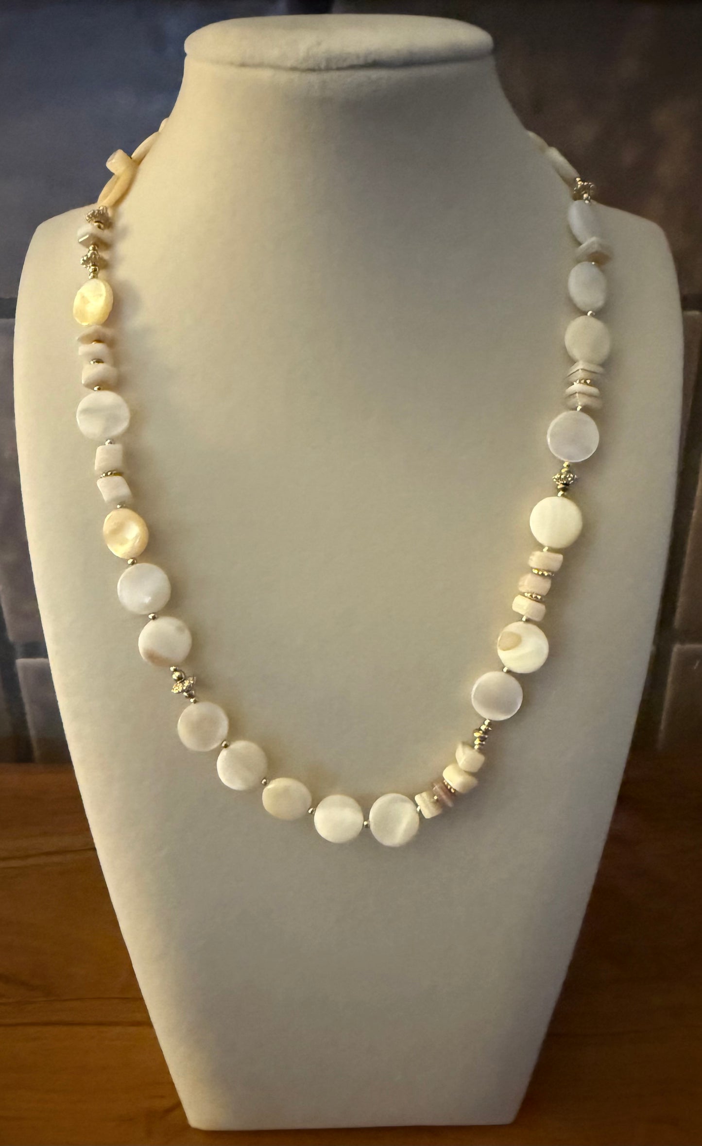 Shell and Gold Necklace