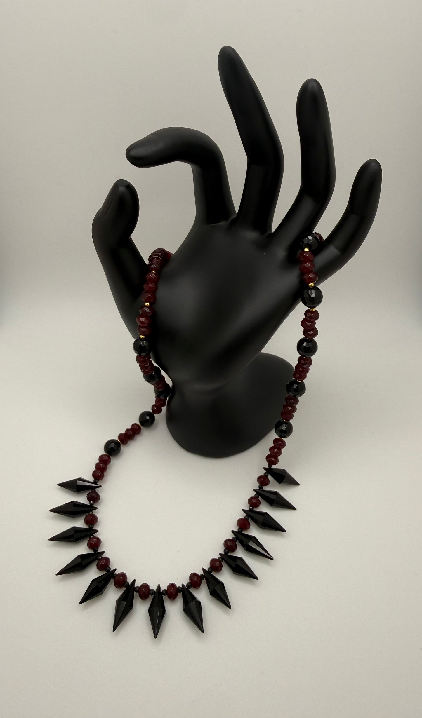 Black and Red Necklace