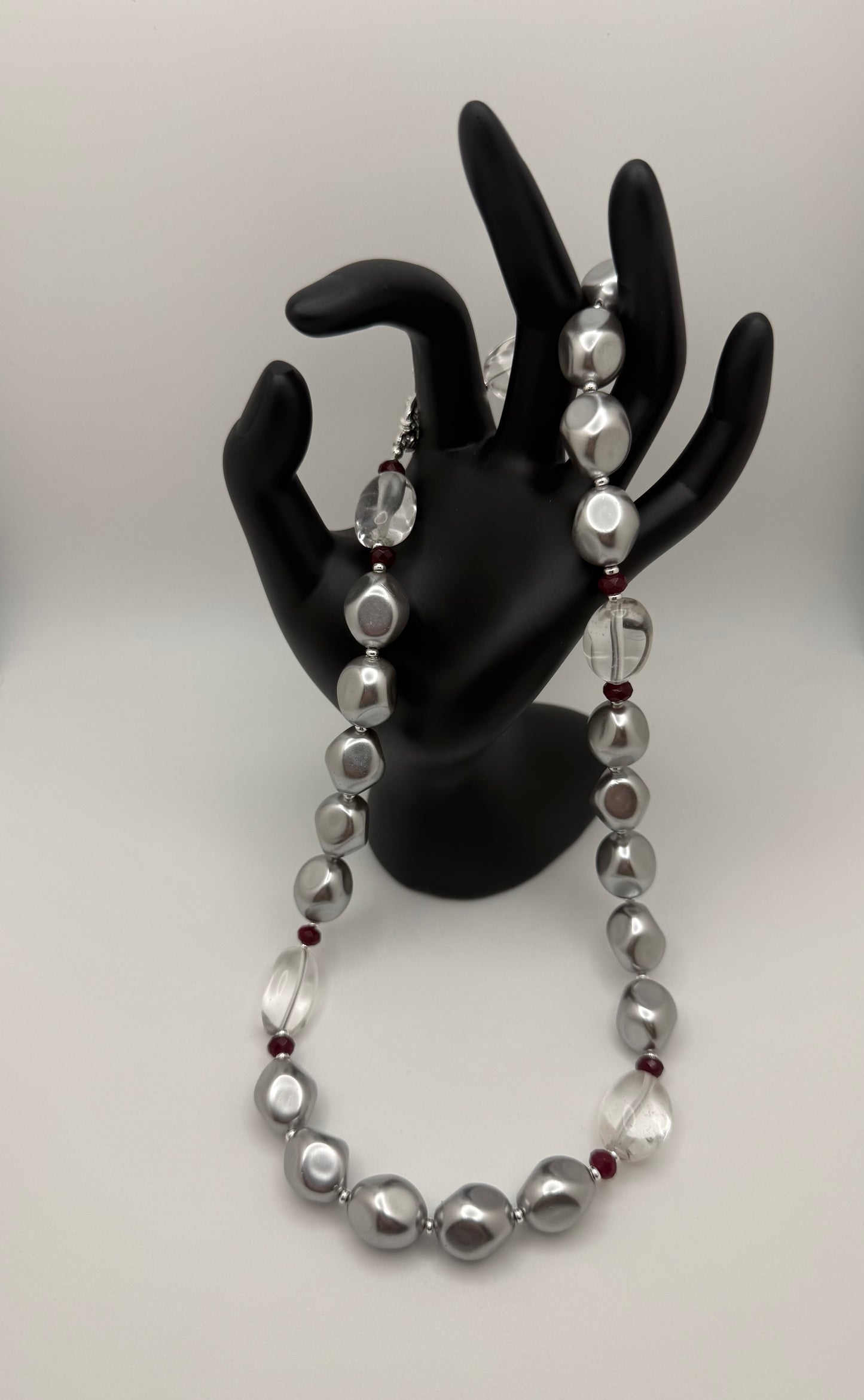Silver and Quartz Necklace