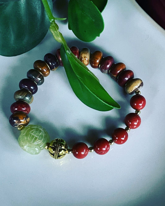 Jasper and Jade Bracelet