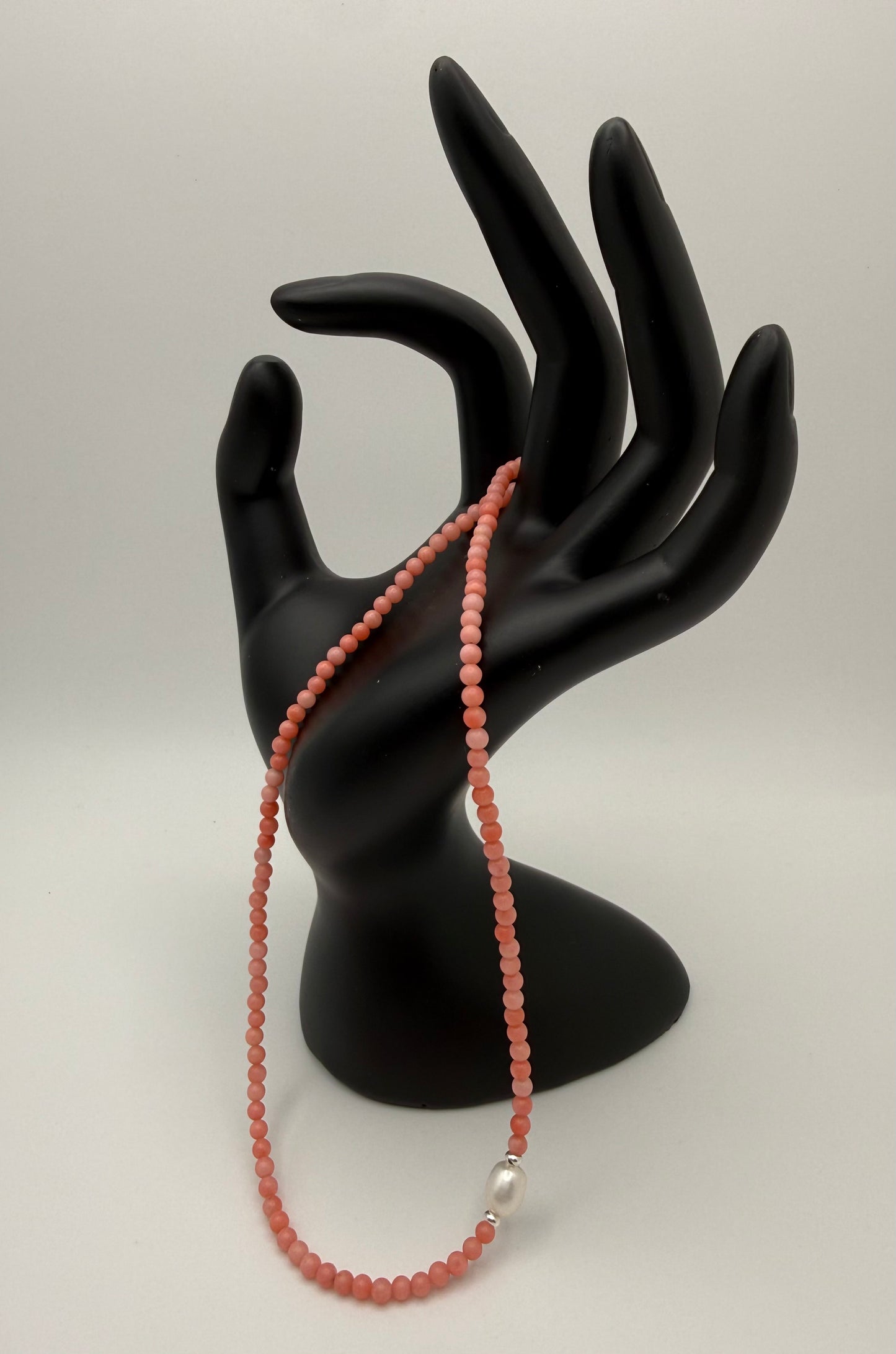 Coral and Pearl Necklace