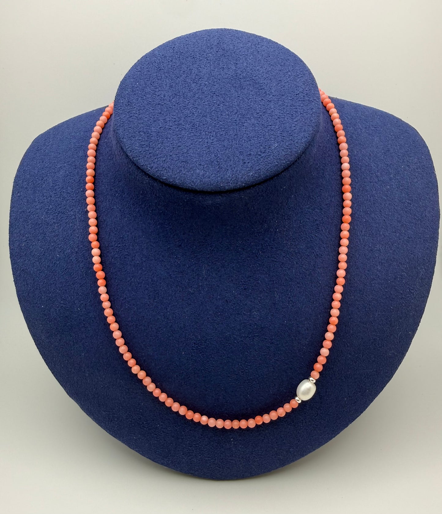 Coral and Pearl Necklace